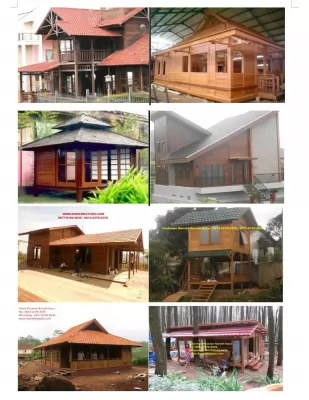 Jasa Pembuatan Rumah Kayu Kabupaten Bangkalan PER METER
